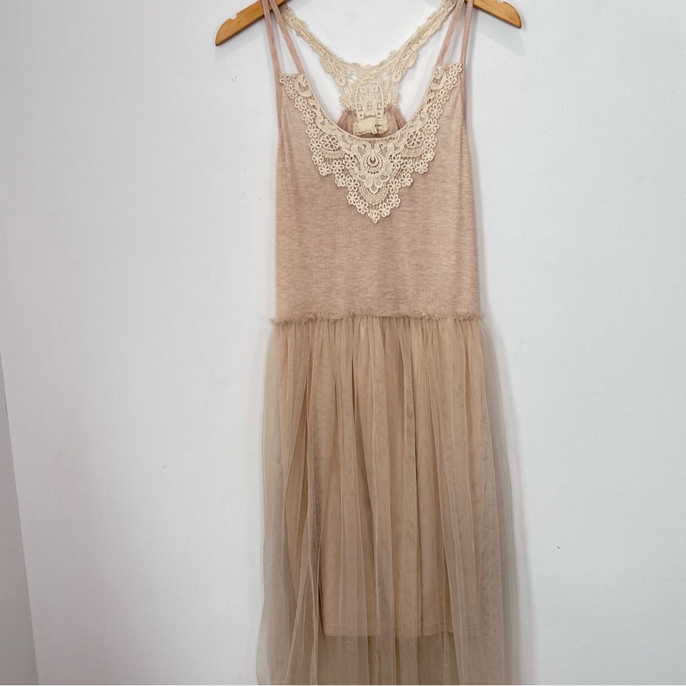 A’reve Neutral Romantic Whimsical Fairy Dress Jr Large Women XS-Small B102